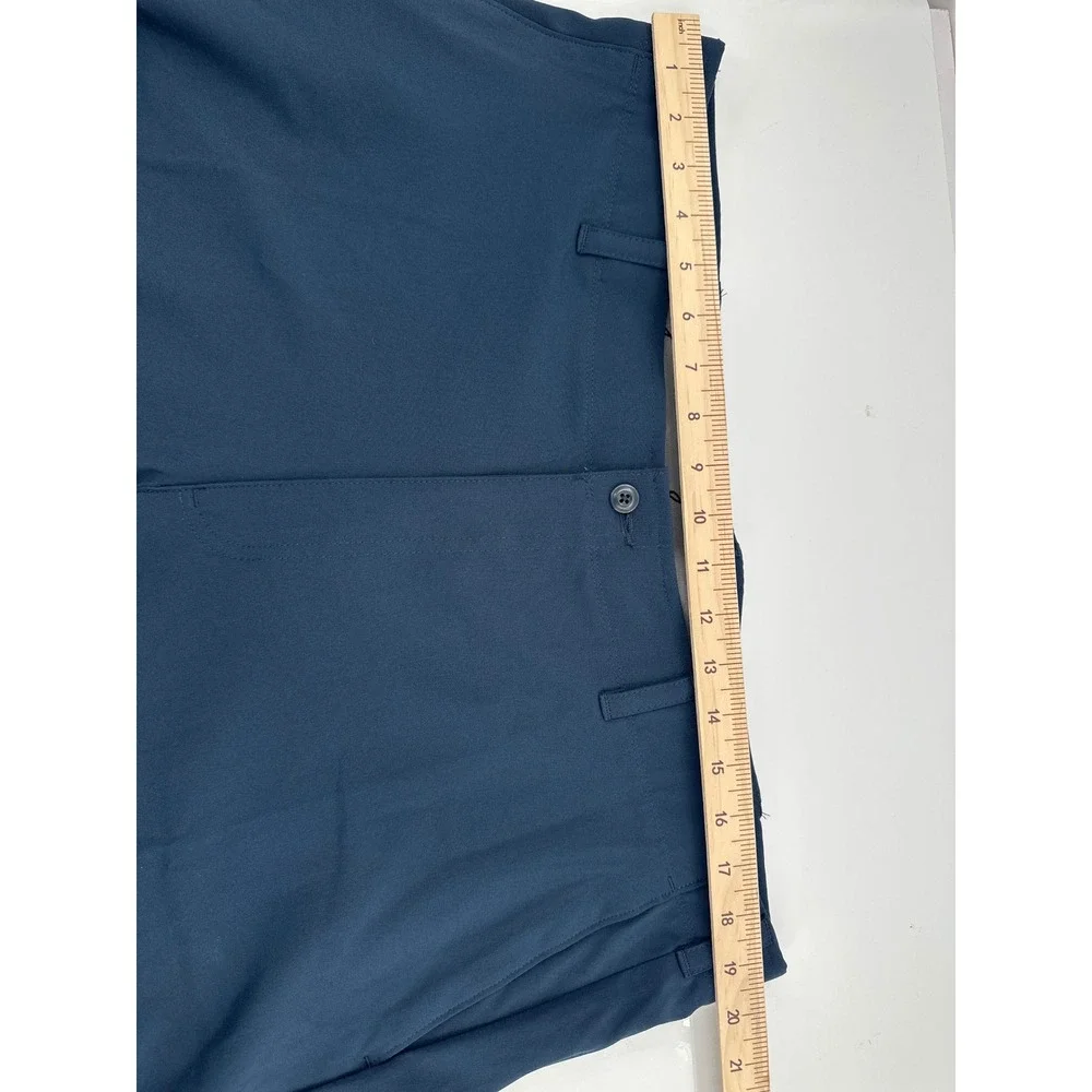 Ben Hogan Mens Performance Golf Shorts Blue Size 40 Stretch‎ Flat Front WT4440